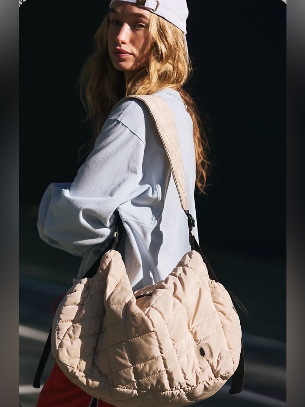 ▪️NWT Free People Off The Path Carryall Quilted Bag